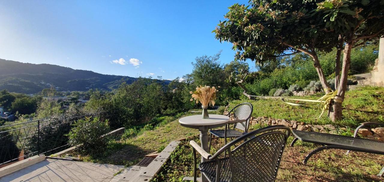 Calme Et Vue Panoramique Appartement Pégomas Buitenkant foto