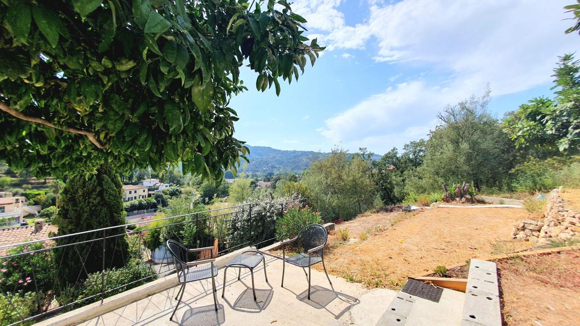 Calme Et Vue Panoramique Appartement Pégomas Buitenkant foto